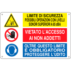 attenzione limite di sicurezza attenzione limite di sicurezza
